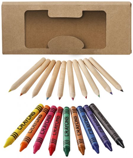 Pencil and Crayon Set
